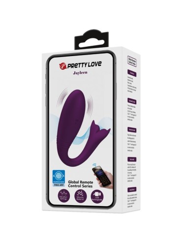 PRETTY LOVE - JAYLEEN VIBRATOR APP REMOTE CONTROL PURPLE