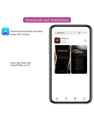 PRETTY LOVE - CATALINA VIBRATOR APP REMOTE CONTROL PURPLE