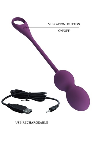 PRETTY LOVE - ELVIRA KEGEL BALLS APP REMOTE CONTROL PURPLE