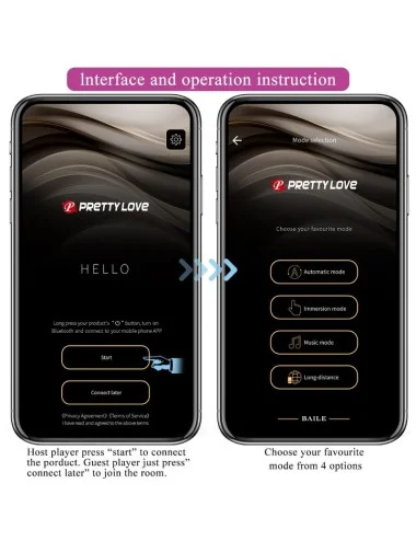 PRETTY LOVE - AUGUST REMOTE GLOBAL DOUBLE PLEASURE VIBRATOR