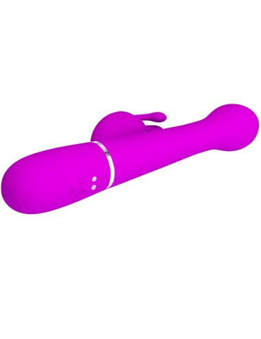 PRETTY LOVE - DEJON RABBIT VIBRATOR 3 IN 1 MULTIFUNCTION VIOLET