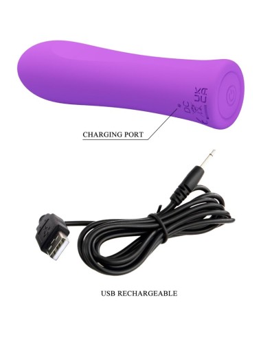 PRETTY LOVE - ALFREDA SUPER POWER VIBRATOR AQUA PURPLE