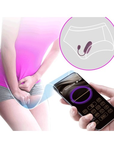 PRETTY LOVE - NYMPH VIBRATING EGG APP CONTROLLED LILA