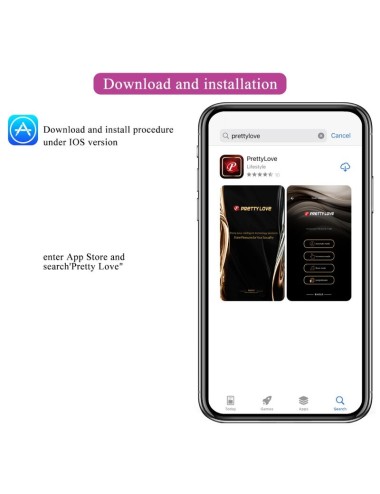 PRETTY LOVE - NYMPH VIBRATING EGG APP CONTROLLED LILA