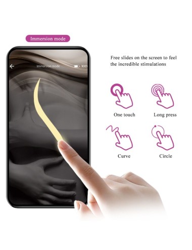 PRETTY LOVE - NYMPH VIBRATING EGG APP CONTROLLED LILA