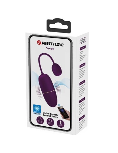 PRETTY LOVE - NYMPH VIBRATING EGG APP CONTROLLED LILA