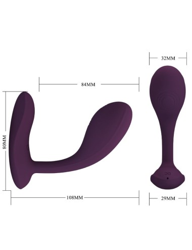 PRETTY LOVE - BAIRD G-SPOT 12 VIBRATIONS RECHARGEABLE LILA APP