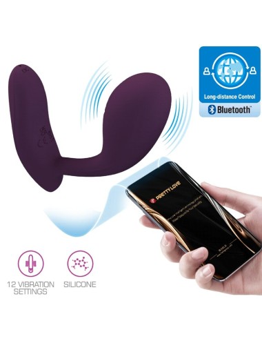 PRETTY LOVE - BAIRD G-SPOT 12 VIBRATIONS RECHARGEABLE LILA APP