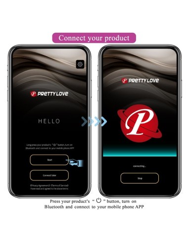 PRETTY LOVE - BAIRD G-SPOT 12 VIBRATIONS RECHARGEABLE LILA APP
