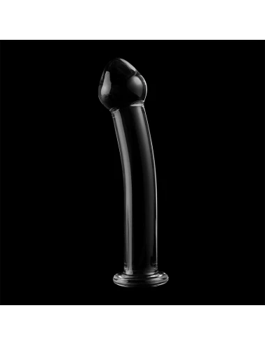 NEBULA SERIES BY IBIZA - MODEL 11 DILDO BOROSILICATE GLASS CLEAR 16 CM -O- 3 CM
