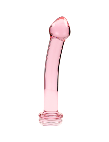 NEBULA SERIES BY IBIZA - MODEL 11 DILDO BOROSILICATE GLASS PINK 16 CM -O- 3 CM