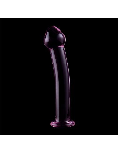 NEBULA SERIES BY IBIZA - MODEL 11 DILDO BOROSILICATE GLASS PINK 16 CM -O- 3 CM