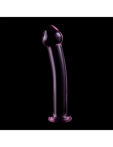 NEBULA SERIES BY IBIZA - MODEL 11 DILDO BOROSILICATE GLASS PINK 16 CM -O- 3 CM