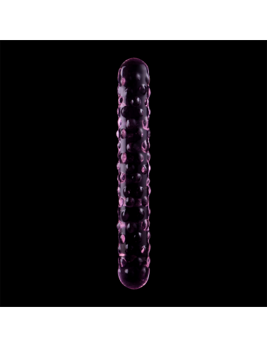 NEBULA SERIES BY IBIZA - MODEL 15 DILDO BOROSILICATE GLASS PINK 18.5 CM -O- 3 CM