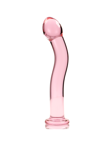 NEBULA SERIES BY IBIZA - MODEL 18 DILDO BOROSILICATE GLASS PINK 18.5 CM -O- 3.5 CM