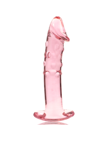 NEBULA SERIES BY IBIZA - MODEL 19 DILDO BOROSILICATE GLASS PINK 18.5 CM -O- 4 CM