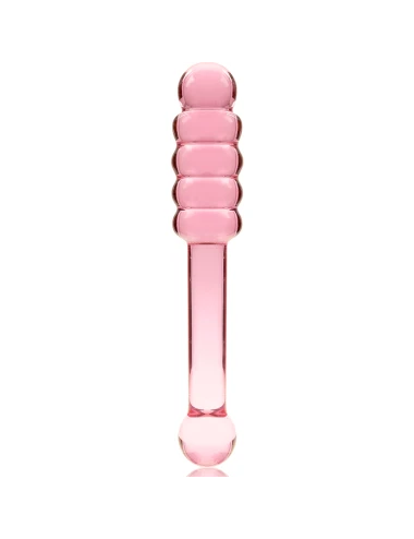NEBULA SERIES BY IBIZA - MODEL 20 DILDO BOROSILICATE GLASS PINK 20.5 CM -O- 3 CM