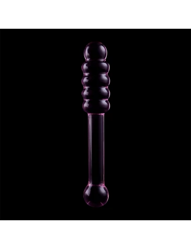 NEBULA SERIES BY IBIZA - MODEL 20 DILDO BOROSILICATE GLASS PINK 20.5 CM -O- 3 CM