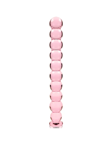 NEBULA SERIES BY IBIZA - MODEL 22 DILDO BOROSILICATE GLASS PINK 21.5 CM -O- 2.5 CM