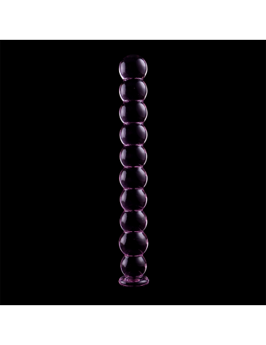 NEBULA SERIES BY IBIZA - MODEL 22 DILDO BOROSILICATE GLASS PINK 21.5 CM -O- 2.5 CM