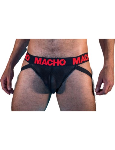 MACHO - MX26X2 JOCK BLACK/RED M