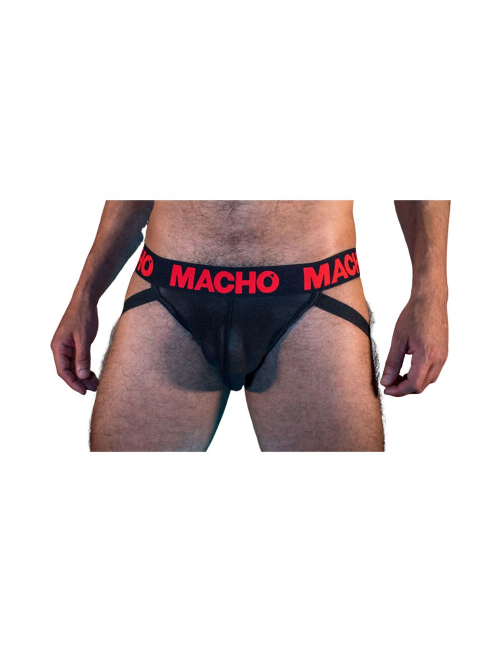 MACHO - MX26X2 JOCK BLACK/RED L