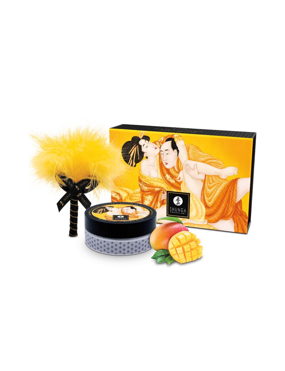 SHUNGA - EDIBLE MASSAGE POWDER KIT MANGO