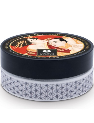 SHUNGA - STRAWBERRY EDIBLE MASSAGE POWDER KIT