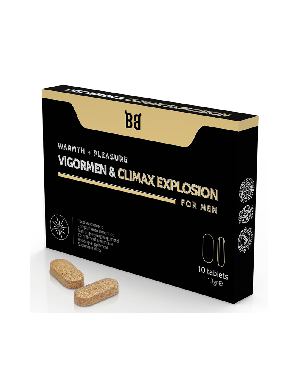 BLACK BULL - VIGORMEN & CLIMAX EXPLOSION GREATER PLEASURE FOR MEN 10 CAPSULES BLACK BULL - VIGORMEN & CLIMAX EXPLOSION GREATER PLEASURE FOR MEN 10 CAPSULES