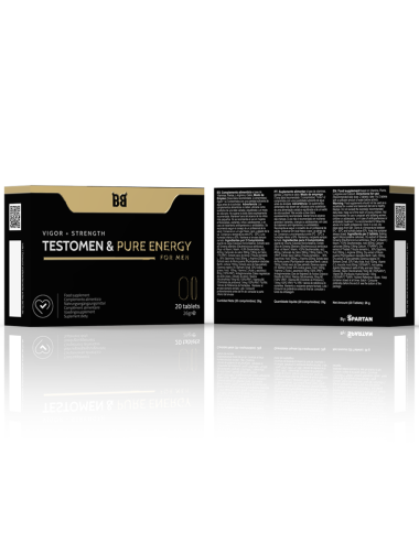 BLACK BULL - TESTOMEN & PURE ENERGY ENHANCER FOR MEN 20 CAPSULES