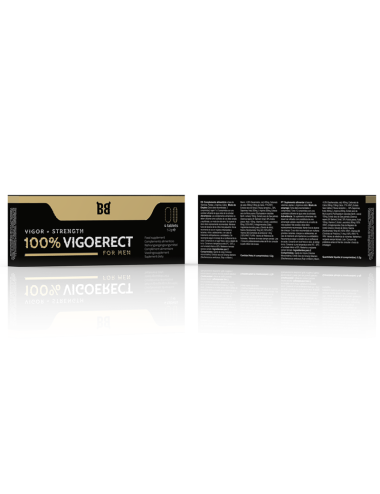 BLACK BULL - 100% VIGOERECT VIGOR + STRENGTH FOR MEN 4 TABLETS