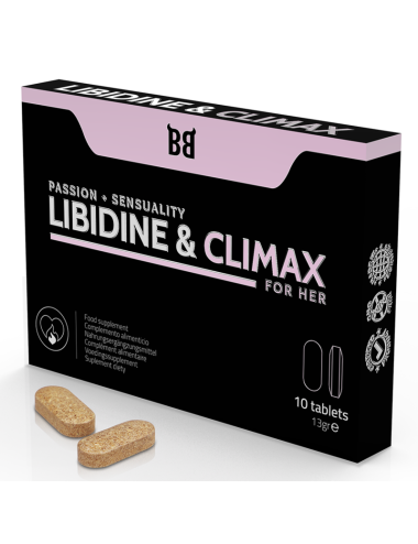 BLACK BULL - LIBIDINE & CLIMAX INCREASE L BIDO FOR WOMEN 10 CAPSULES