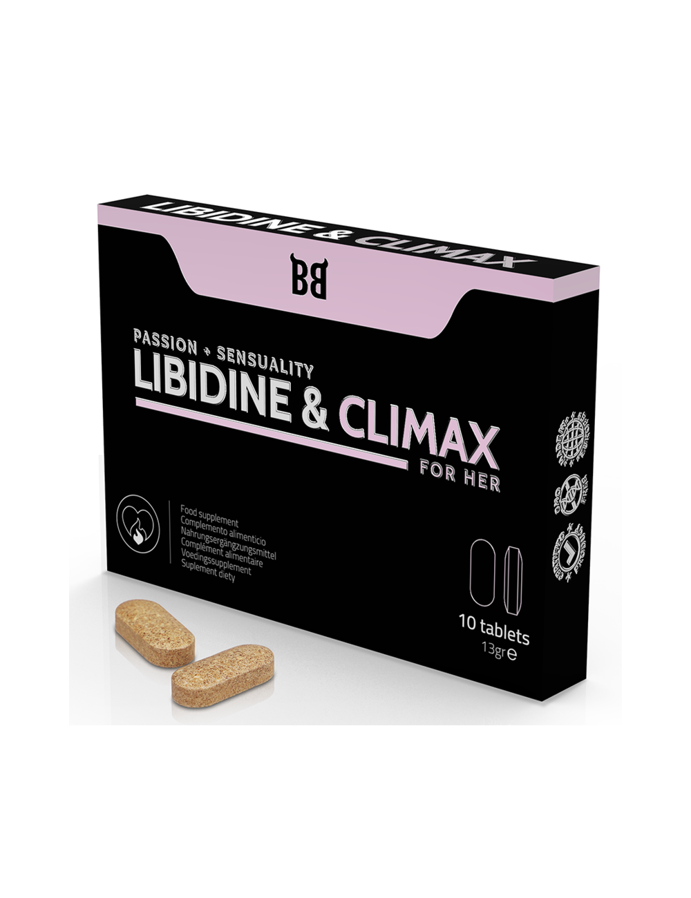 BLACK BULL - LIBIDINE & CLIMAX INCREASE L BIDO FOR WOMEN 10 CAPSULES BLACK BULL - LIBIDINE & CLIMAX INCREASE L BIDO FOR WOMEN 10 CAPSULES