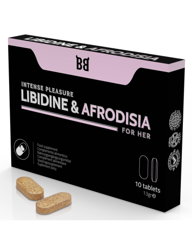 BLACK BULL - LIBIDINE & AFRODISIA INTENSE PLEASURE FOR HER 10 TABLETS