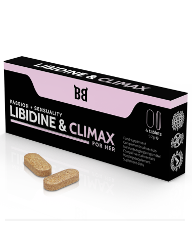 BLACK BULL - LIBIDINE & CLIMAX INCREASE L BIDO FOR WOMEN 4 CAPSULES