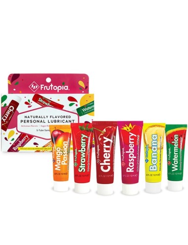 ID FRUTOPIA - ASSORTED LUBRICANT 5 PACK 12 ML