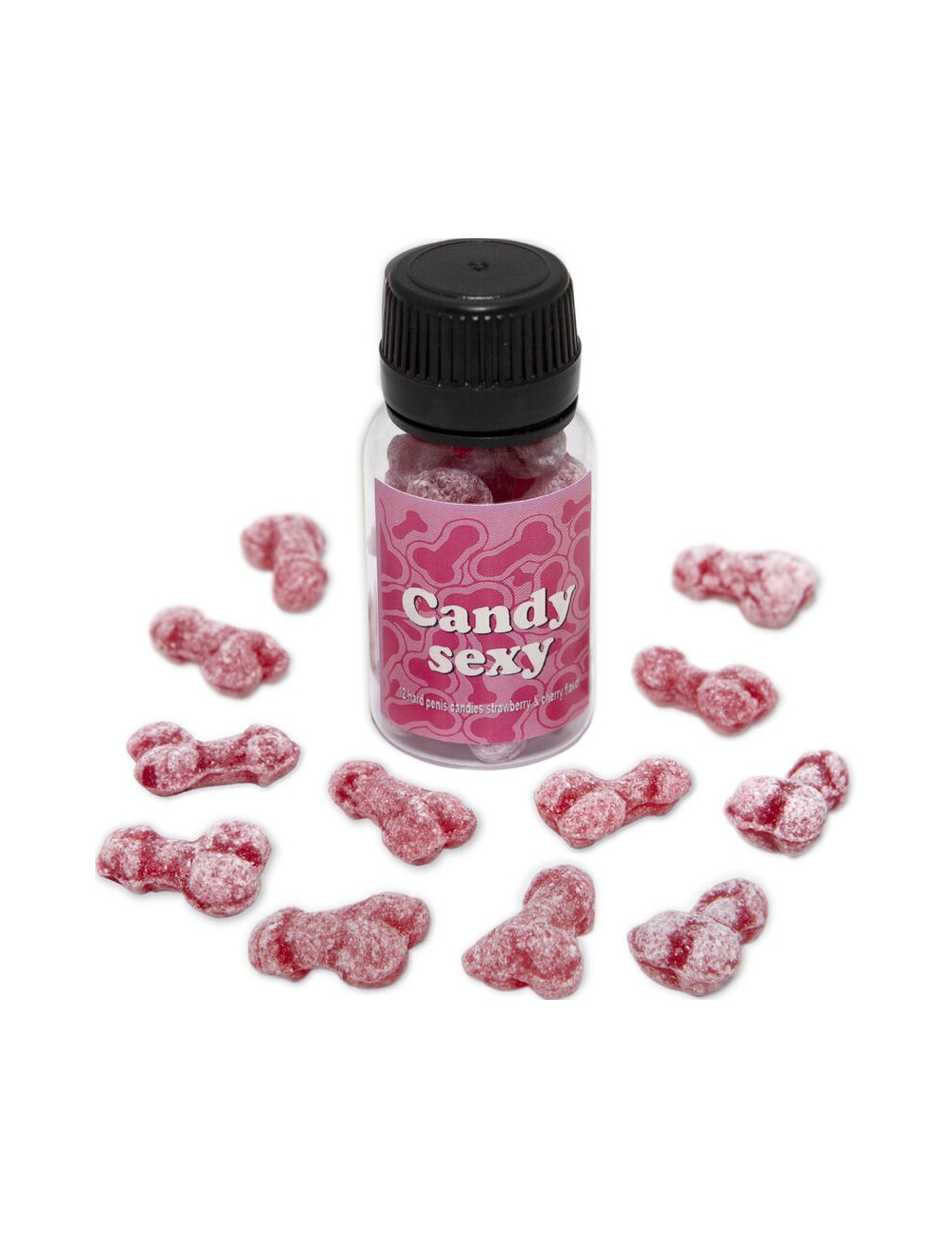 DIABLO PICANTE - CANDY SEXY JAR OF 12 STRAWBERRY-CHERRY FLAVOR GUMMIES DIABLO PICANTE - CANDY SEXY JAR OF 12 STRAWBERRY-CHERRY FLAVOR GUMMIES