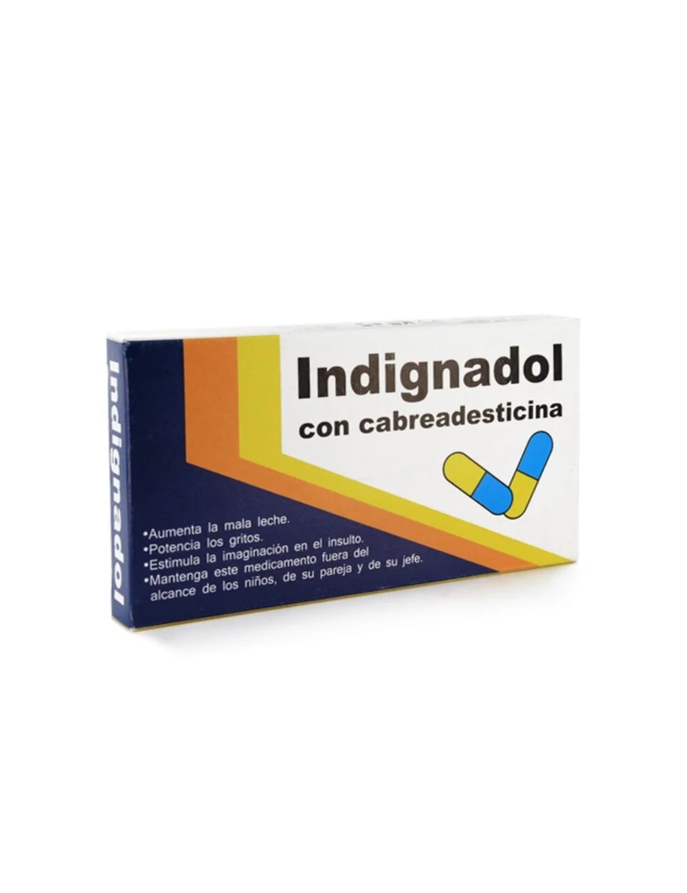DIABLO GOLOSO - INDIGNADOL MEDICATION BOX DIABLO GOLOSO - INDIGNADOL MEDICATION BOX