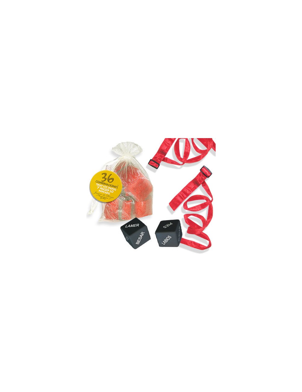 INEDIT - KIT BAG ORGANZA TIES RED