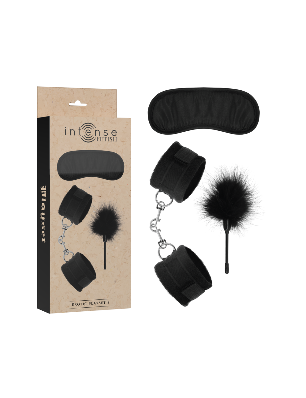 INTENSE FETISH - EROTIC PLAYSET 2 WITH HANDCUFFS
