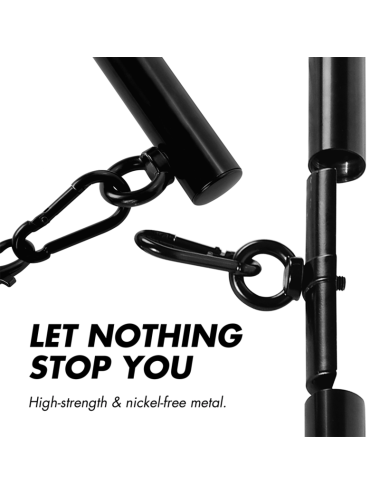 FETISH SUBMISSIVE BONDAGE - ADJUSTABLE SEPARATOR BAR 4 PIECES