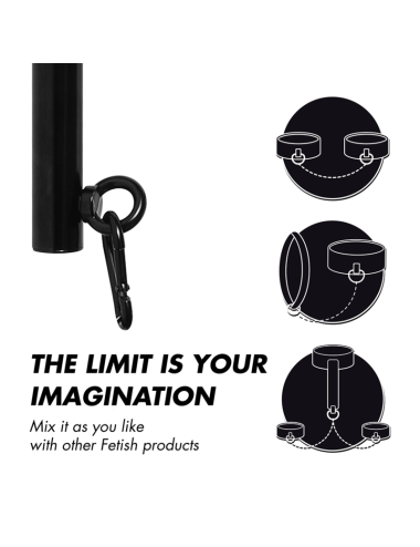 FETISH SUBMISSIVE BONDAGE - ADJUSTABLE SEPARATOR BAR 4 PIECES