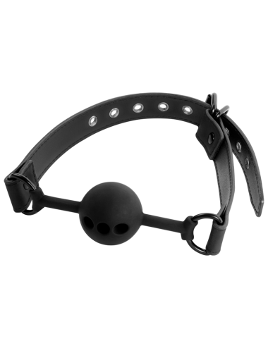 FETISH SUBMISSIVE BONDAGE - BREATHABLE SILICONE BALL GAG