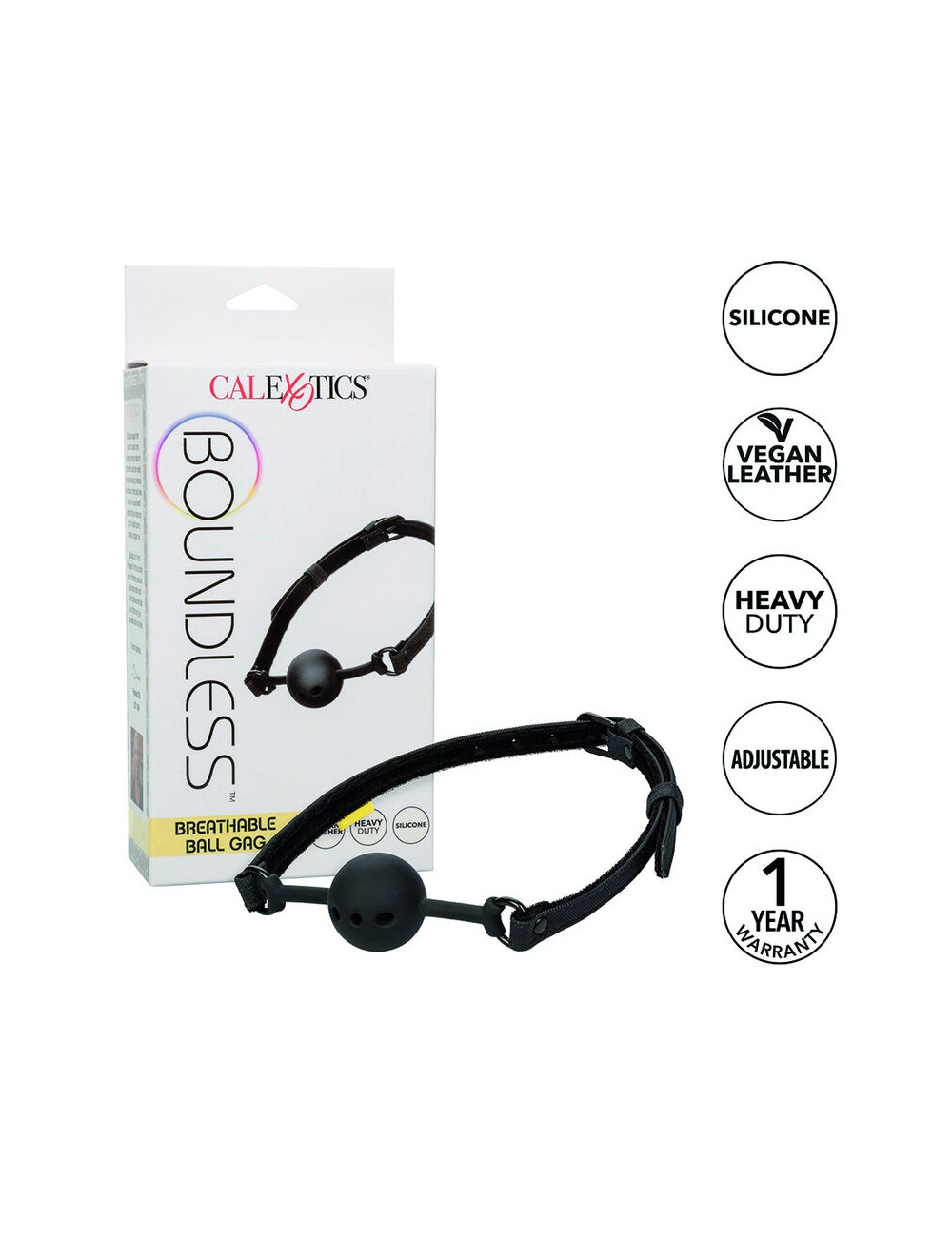 CALIFORNIA EXOTICS - BOUNDLESS BREATHABLE BALL GAG CALIFORNIA EXOTICS - BOUNDLESS BREATHABLE BALL GAG