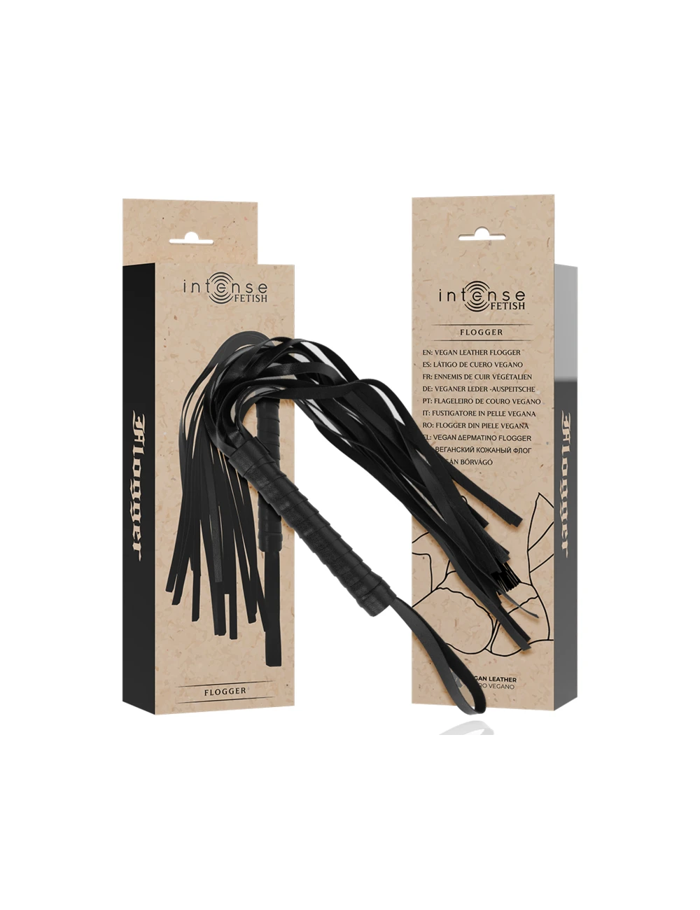 INTENSE FETISH - VEGAN LEATHER FLOGGER INTENSE FETISH - VEGAN LEATHER FLOGGER