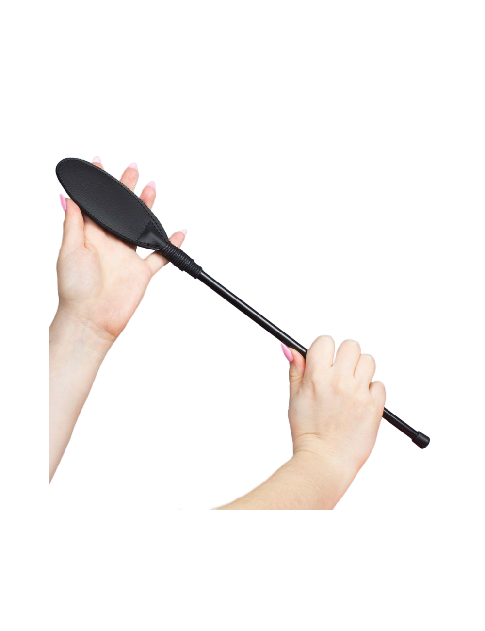 SECRETPLAY - OVAL WHIP BLACK SECRETPLAY - OVAL WHIP BLACK