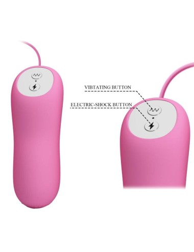 PRETTY LOVE - TWEEZERS WITH VIBRATION AND PINK ELETROSHOCK
