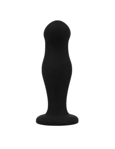 BLACK&SILVER - SEAN PLUG ANAL PREMIUM SILICONE BLACK