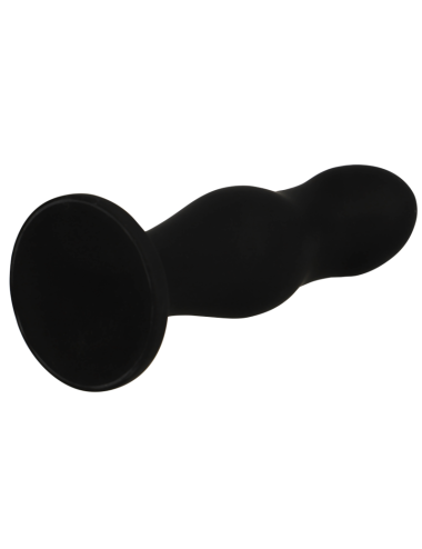 BLACK&SILVER - SEAN PLUG ANAL PREMIUM SILICONE BLACK