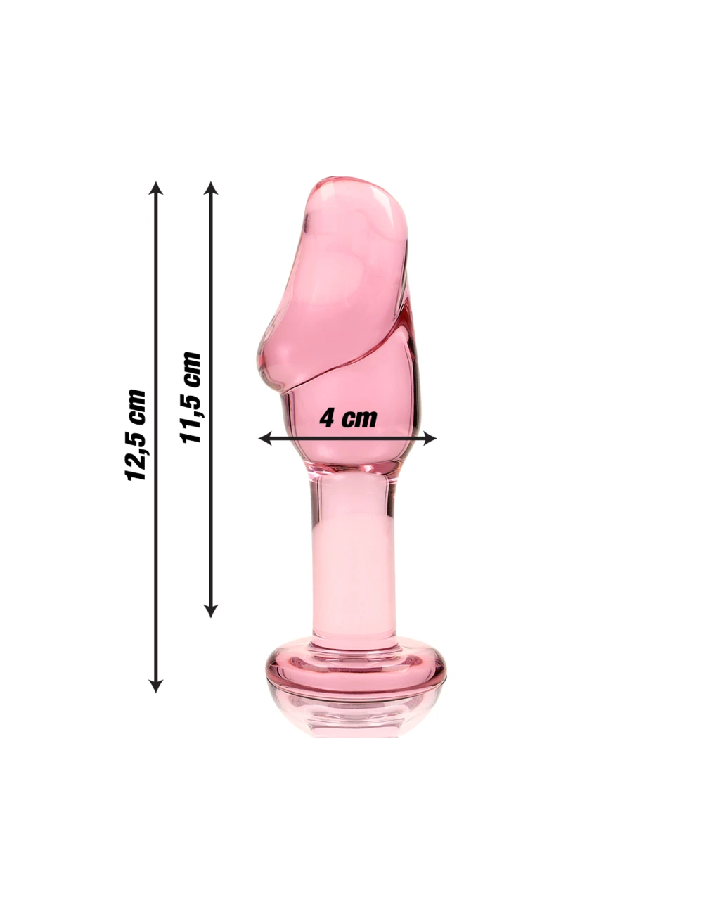 NEBULA SERIES BY IBIZA - MODEL 6 ANAL PLUG BOROSILICATE GLASS PINK 12.5 CM -O- 4 CM NEBULA SERIES BY IBIZA - MODEL 6 ANAL PLUG BOROSILICATE GLASS PINK 12.5 CM -O- 4 CM